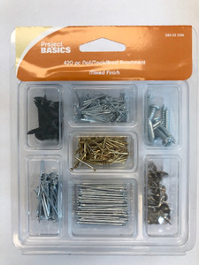Project Basics 085-03-3356 420 Piece Nail/Tack/Brad Assortment Pack Project Basics 085-03-3356 420 Piece Nail/Tack/Brad Assortment Pack