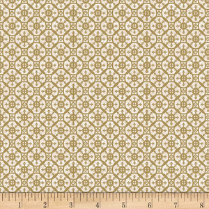 Stof Fabrics 4497-012 Gloria Medallion Gold Cotton Fabric By The Yard Stof Fabrics 4497-012 Gloria Medallion Gold Cotton Fabric By The Yard