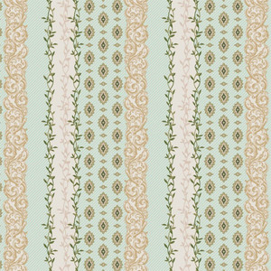 Stof Fabrics 4500-059 Petite Coeur Stripe Blue Cotton Fabric By The Yard Stof Fabrics 4500-059 Petite Coeur Stripe Blue Cotton Fabric By The Yard