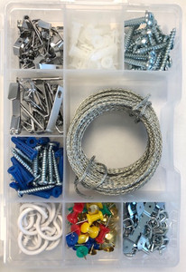 Project Basics 085-03-3330 257 Pc Heavy Duty Picture & Mirror Hanging Assortment Project Basics 085-03-3330 257 Pc Heavy Duty Picture & Mirror Hanging Assortment