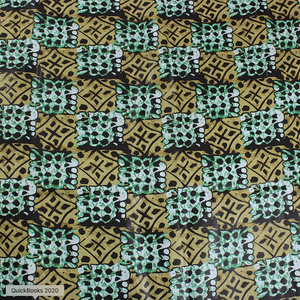 African Print Blocks Green & Olive Traditional Wax Print Cotton Fabric By The Yard African Print Blocks Green & Olive Traditional Wax Print Cotton Fabric By The Yard