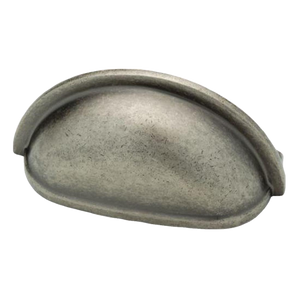 Avante P39613-PI 3" Plain Cup Cabinet Drawer Pull Tumbled Pewter Finish Avante P39613-PI 3" Plain Cup Cabinet Drawer Pull Tumbled Pewter Finish