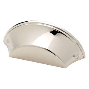 Liberty P32944C-PN 3" Elegant Cup Cabinet Drawer Pull Polished Nickel Liberty P32944C-PN 3" Elegant Cup Cabinet Drawer Pull Polished Nickel