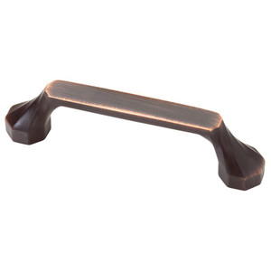 P20381-VBC 3" & 3 3/4" Venetian Bronze Dual Mount Octagon Cabinet Drawer Pull P20381-VBC 3" & 3 3/4" Venetian Bronze Dual Mount Octagon Cabinet Drawer Pull