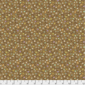 Free Spirit Kathy Doughty New Vintage PWMO043 Tangled Caramel Cotton Fabric by Yd Free Spirit Kathy Doughty New Vintage PWMO043 Tangled Caramel Cotton Fabric by Yd