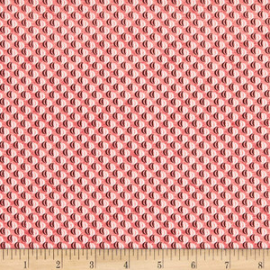 Stof Fabrics 4512-588 Petite Motifs Crescent Pink Cotton Fabric By The Yard Stof Fabrics 4512-588 Petite Motifs Crescent Pink Cotton Fabric By The Yard