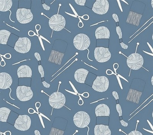 Stof Fabrics 4500-656 Crafty Critters Knit Kit Lake Cotton Fabric By The Yard Stof Fabrics 4500-656 Crafty Critters Knit Kit Lake Cotton Fabric By The Yard