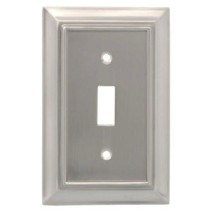 Franklin Brass 171908 Satin Nickel Architect Single Switch Cover Plate