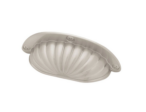 Liberty PN0600V-SN 2 1/2" Fan Cabinet Drawer Cup Pull Satin Nickel Liberty PN0600V-SN 2 1/2" Fan Cabinet Drawer Cup Pull Satin Nickel