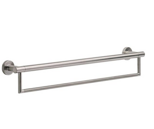 Delta 41519-SS Contemporary 24" Towel Bar / Assist Bar Stainless Steel Delta 41519-SS Contemporary 24" Towel Bar / Assist Bar Stainless Steel