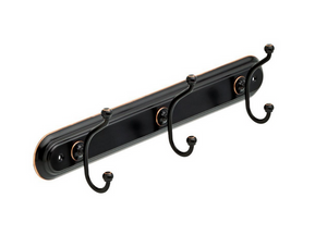 Delta Porter 78436-ORB 18" Triple Towel Hook Rail Oil Rubbed Bronze