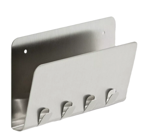 Threshold Ventura Organizer with Hooks Satin Nickel Threshold Ventura Organizer with Hooks Satin Nickel