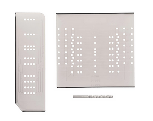 Align Right AN6516C-CL CL Large Cabinet Hardware Installation Template Set w/ Drill Bit Align Right AN6516C-CL CL Large Cabinet Hardware Installation Template Set w/ Drill Bit
