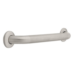 Delta D5618PS 18" Bath Safety Concealed Mount Grab Bar Peened Stainless Finish Delta D5618PS 18" Bath Safety Concealed Mount Grab Bar Peened Stainless Finish