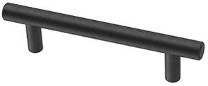 Liberty BAR096W-FB Flat Black Bar Cabinet Drawer Pull 3 3/4" Centers Liberty BAR096W-FB Flat Black Bar Cabinet Drawer Pull 3 3/4" Centers