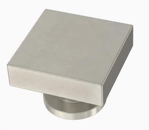 Brainerd P42251W-SN 1 1/8" Square Modern Cabinet & Drawer Knob Satin Nickel Brainerd P42251W-SN 1 1/8" Square Modern Cabinet & Drawer Knob Satin Nickel