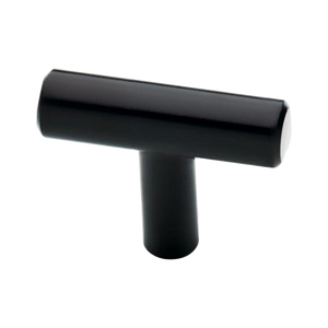Liberty P15966C-FB 1 5/8" T-Style Matte Black Bar Knob Drawer Pull Liberty P15966C-FB 1 5/8" T-Style Matte Black Bar Knob Drawer Pull
