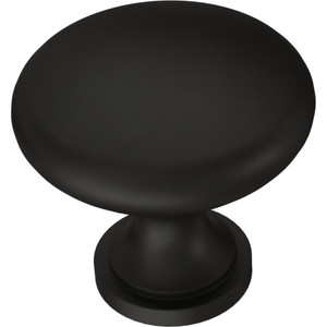Mainstays P19574L-FB 1 1/8" Mushroom Matte Black Cabinet & Drawer Knob 2 Pack Mainstays P19574L-FB 1 1/8" Mushroom Matte Black Cabinet & Drawer Knob 2 Pack