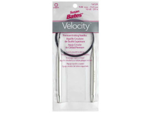 Susan Bates Velocity 29" Circular Knitting Needles, U.S. 13 (9.00mm) Susan Bates Velocity 29" Circular Knitting Needles, U.S. 13 (9.00mm)