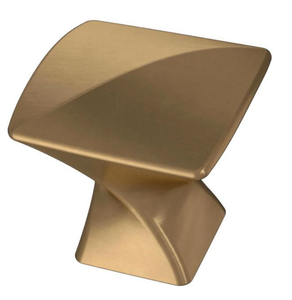 Liberty P40023C-CZ  1 3/16" Modern Twist Cabinet Knob Champagne Bronze