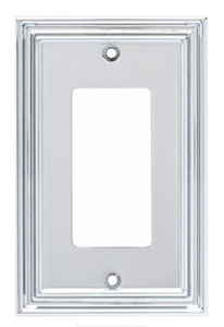Hampton Bay W36281-PC Chrome Reflect Single GFCI Wall Plate Cover Hampton Bay W36281-PC Chrome Reflect Single GFCI Wall Plate Cover
