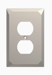 Brainerd W35847-SN Satin Nickel Mornington Single Duplex Wall Plate Cover Brainerd W35847-SN Satin Nickel Mornington Single Duplex Wall Plate Cover