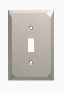 Brainerd W35846-SN Satin Nickel Mornington Single Switch Wall Plate Cover Brainerd W35846-SN Satin Nickel Mornington Single Switch Wall Plate Cover