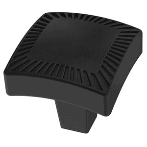 Liberty P39474C-FB 1 1/4" Textured Arch Flat Black Cabinet Drawer Knob Liberty P39474C-FB 1 1/4" Textured Arch Flat Black Cabinet Drawer Knob