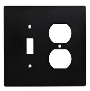 Hampton Bay W32735-FB Subway Tile Switch / Duplex Cover Plate Flat Black Hampton Bay W32735-FB Subway Tile Switch / Duplex Cover Plate Flat Black