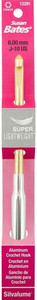 Susan Bates Silvalume Super Lightweight Size J-10 6mm Crochet Hook Susan Bates Silvalume Super Lightweight Size J-10 6mm Crochet Hook