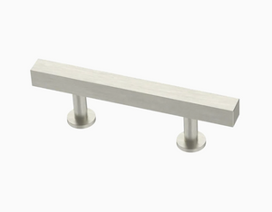 Brainerd P37255W-SS 2 1/2" (64mm) Stainless Steel Square Bar Cabinet Pull Brainerd P37255W-SS 2 1/2" (64mm) Stainless Steel Square Bar Cabinet Pull