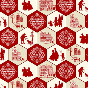 Studio E Home For The Holidays 5176-84 Holiday Honeycomb Red Cotton Fabric By Yard Studio E Home For The Holidays 5176-84 Holiday Honeycomb Red Cotton Fabric By Yard
