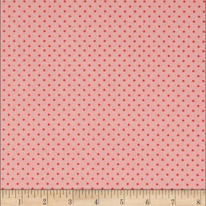 Stof of France Un Jour En Ete Dots Pink Cotton Quilting Fabric By The Yard Stof of France Un Jour En Ete Dots Pink Cotton Quilting Fabric By The Yard
