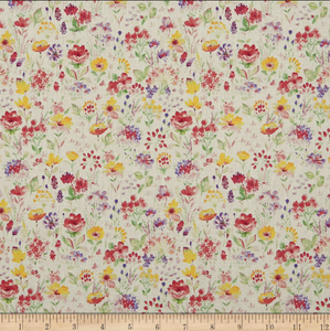 Stof of France Un Jour En Ete Wild Flowers Pink Cotton Quilting Fabric By The Yard Stof of France Un Jour En Ete Wild Flowers Pink Cotton Quilting Fabric By The Yard