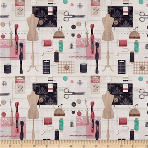 Stof of France Couture Etalier Multi Cotton Quilting Fabric By The Yard Stof of France Couture Etalier Multi Cotton Quilting Fabric By The Yard
