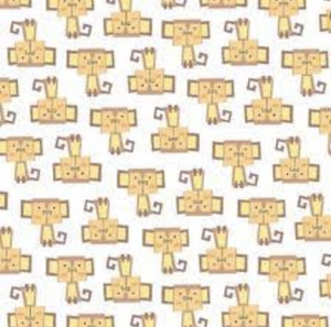 Blank Quilting Safari Shuffle 9166F-01 Monkeys White Cotton Flannel Fabric By The Yard Blank Quilting Safari Shuffle 9166F-01 Monkeys White Cotton Flannel Fabric By The Yard