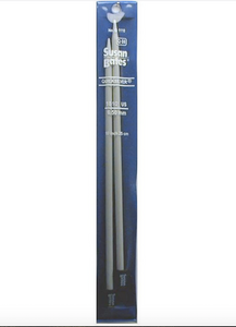 Susan Bates Q1110.105 Quicksilver® 10.5 US 6.5mm 10" Aluminum Knitting Needles