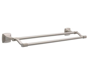 Delta PWD25-BN Portwood Bath Double Towel Bar Satin Nickel Finish Delta PWD25-BN Portwood Bath Double Towel Bar Satin Nickel Finish