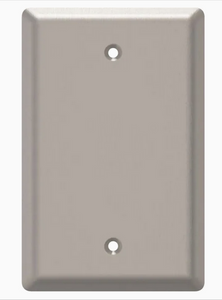 Style Selections W45066-SN Satin Nickel Simple Square Blank Wall Plate Cover Style Selections W45066-SN Satin Nickel Simple Square Blank Wall Plate Cover