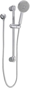 American Standard Commercial Shower System Kit w/ Slide Bar Satin Nickel Finish American Standard Commercial Shower System Kit w/ Slide Bar Satin Nickel Finish