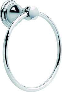 Delta AUB46-PC Aubrey Bath Towel Ring Polished Chrome Finish Delta AUB46-PC Aubrey Bath Towel Ring Polished Chrome Finish