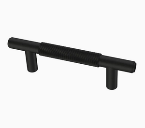 Brainerd P44271W-FB 3" Knurled Bar Cabinet & Drawer Pull Matte Black Brainerd P44271W-FB 3" Knurled Bar Cabinet & Drawer Pull Matte Black