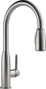 Peerless P188103LF-SS Turnbridge Single Handle Pull Down Kitchen Faucet Stainless Steel Peerless P188103LF-SS Turnbridge Single Handle Pull Down Kitchen Faucet Stainless Steel