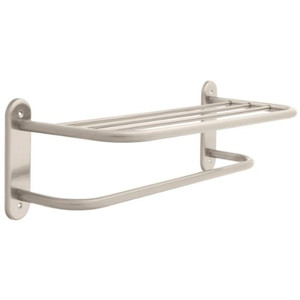 Franklin Brass 2780SNA1 24-Inch Stainless Steel Towel Shelf with Align Lock
