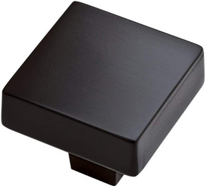 Liberty P34941C-FB Flat Black Squared Modern 1 7/16" Cabinet & Drawer Knob Liberty P34941C-FB Flat Black Squared Modern 1 7/16" Cabinet & Drawer Knob