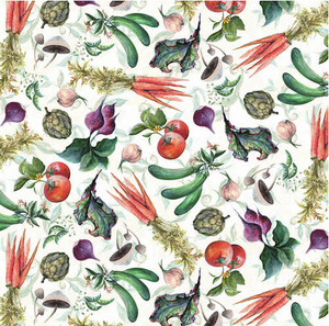 Blank Quilting Blissful Bounty Allover Veggie Toss White Cotton Fabric By The Yard Blank Quilting Blissful Bounty Allover Veggie Toss White Cotton Fabric By The Yard