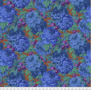 Free Spirit Philip Jacobs PWPJ011 Luscious Blue Cotton Quilting Fabric by Yd Free Spirit Philip Jacobs PWPJ011 Luscious Blue Cotton Quilting Fabric by Yd