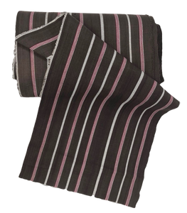 African Faso Dan Fani Handmade Woven Brown Stripe Cotton Fabric 12" x 7 Yard African Faso Dan Fani Handmade Woven Brown Stripe Cotton Fabric 12" x 7 Yard