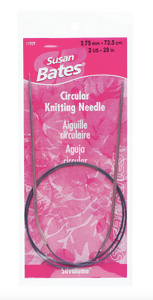 Susan Bates Silvalume 29" Circular Knitting Needles, U.S. 2 (2.75mm) Susan Bates Silvalume 29" Circular Knitting Needles, U.S. 2 (2.75mm)