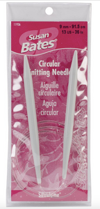 Susan Bates Silvalume 36" Circular Knitting Needles, U.S. 13 (9mm) Susan Bates Silvalume 36" Circular Knitting Needles, U.S. 13 (9mm)